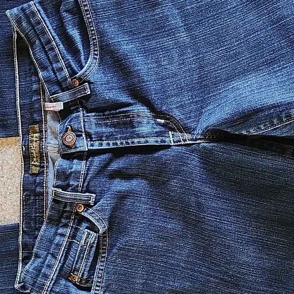 David Kahn Lauren Dark Wash Straight Leg Size 4 - Picture 6 of 14